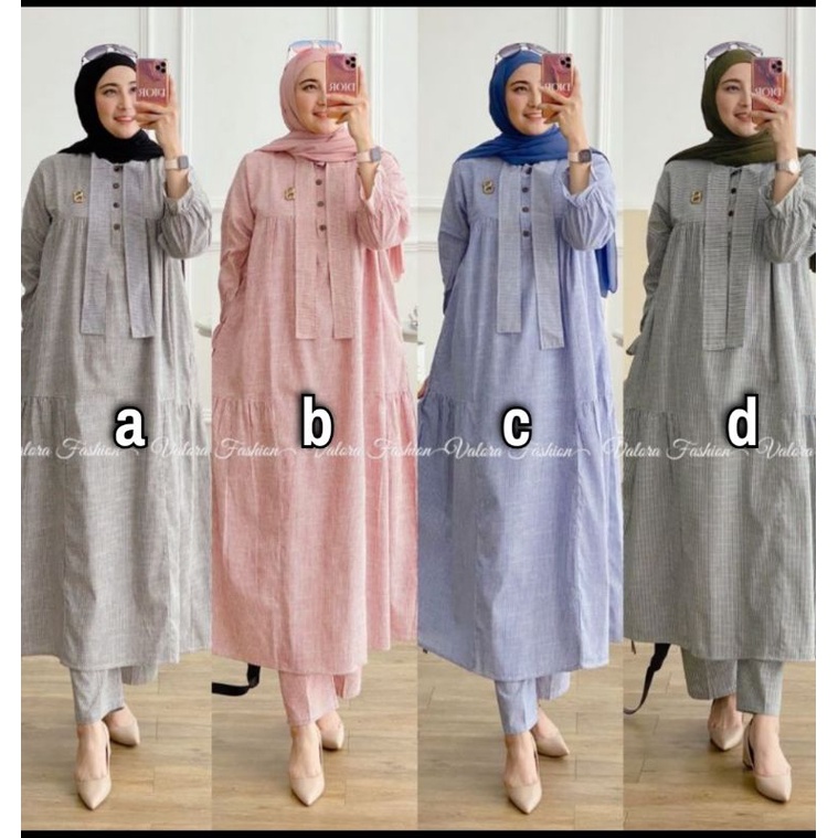 SETCEL ONE SET SET VALORA OVA BY FASHION GAGIL ORIGINAL