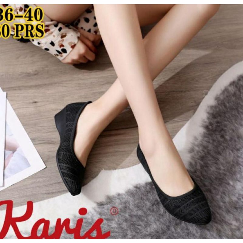 Sun-ALANNI Sepatu Wedges Wanita Bintik KRS 0202