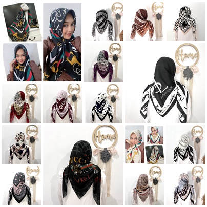 HIJAB SEGIEMPAT DIAN VOAL JURNEY KEYZ HIJAB KODE K