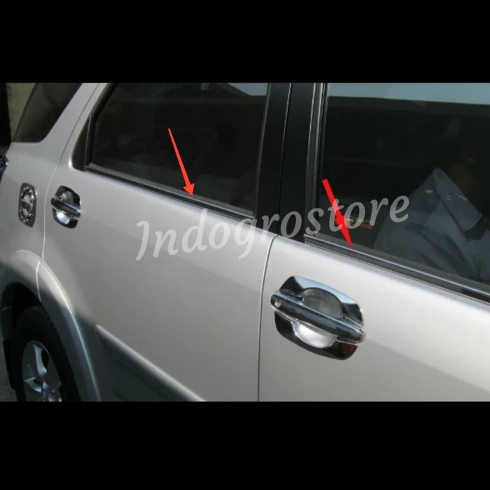 List lis kaca samping Mobil Daihatsu New Terios 2006-2017