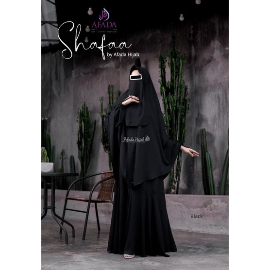 Set gamis Shafaa by Afada hijab
