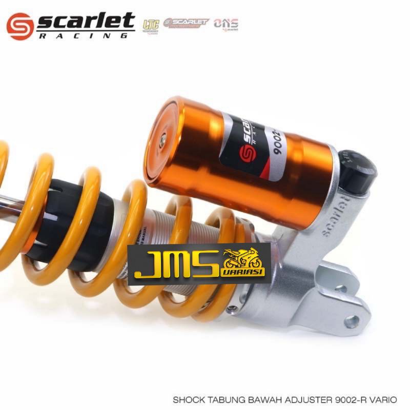 shock scarlet original tabung bawah klik fungsi ukuran 305/325 mio beat vario110/125/150 scoopy genio lexi freego soul gt xeon rc/gt