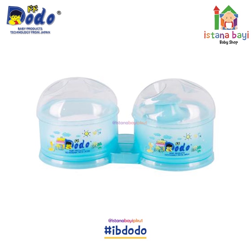 Dodo Powder Case isi 2 DAC008 - Tempat Bedak Bayi