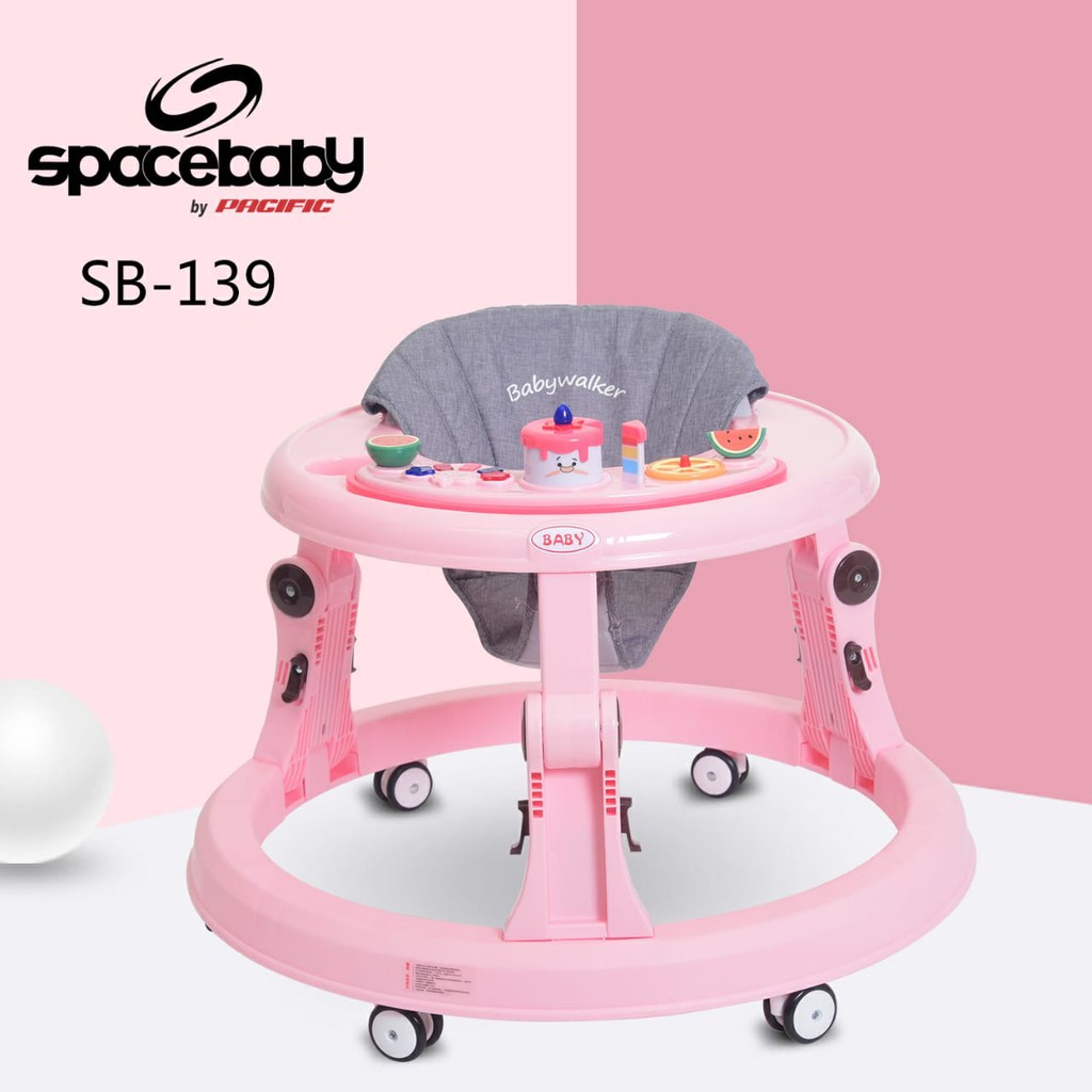 Space Baby Baby Walker Sb 139 Ic Music Lampu Mainan Birthday Spacebaby Shopee Indonesia
