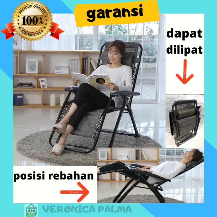 Jual Berma Kursi Bangku Malas Lipat Santai Reclining Zero Gravity Chair Shopee Indonesia