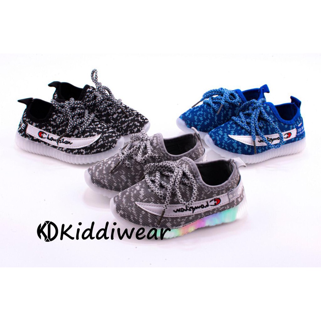 (Kiddiwear) Sepatu led anak MBK30