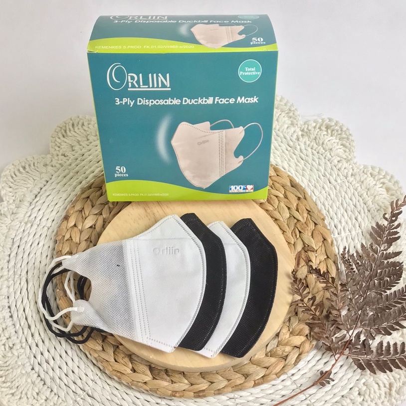 MASKER DUCKBILL 3PLY  ORLIIN ( BY ORLEE ) ISI 50