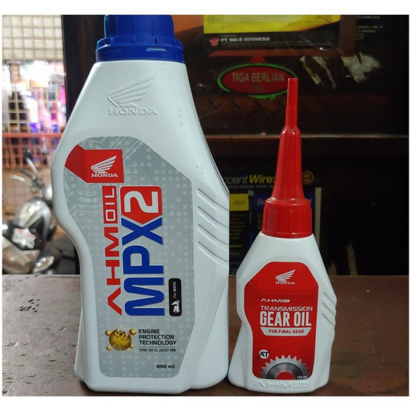 oli mesin dan oli gardan honda matic