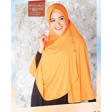 Fashion Muslim Wanita Hijab Instan Bergo NF Savadhani by Nafisa