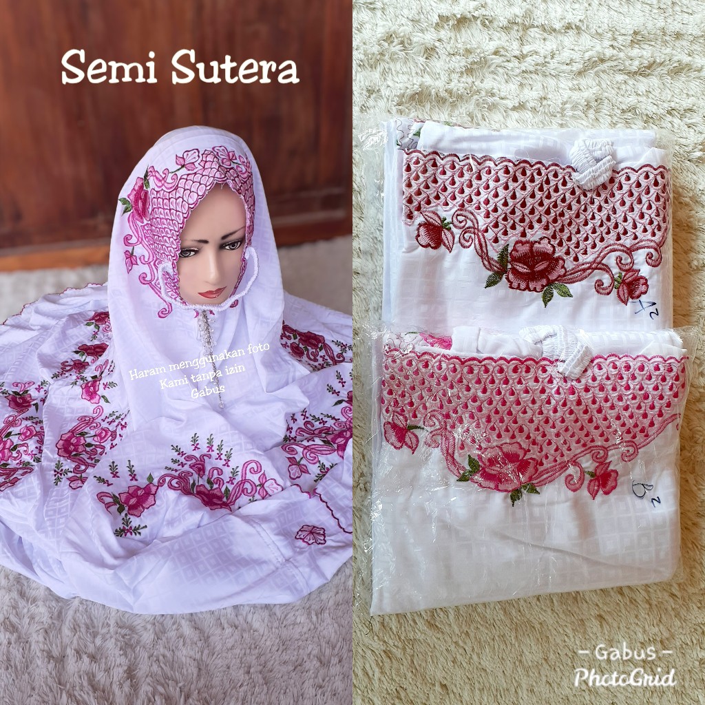 Mukena Terusan Dewasa Remaja Bahan Kain Katun,Sutra,Polino,Semisutra.