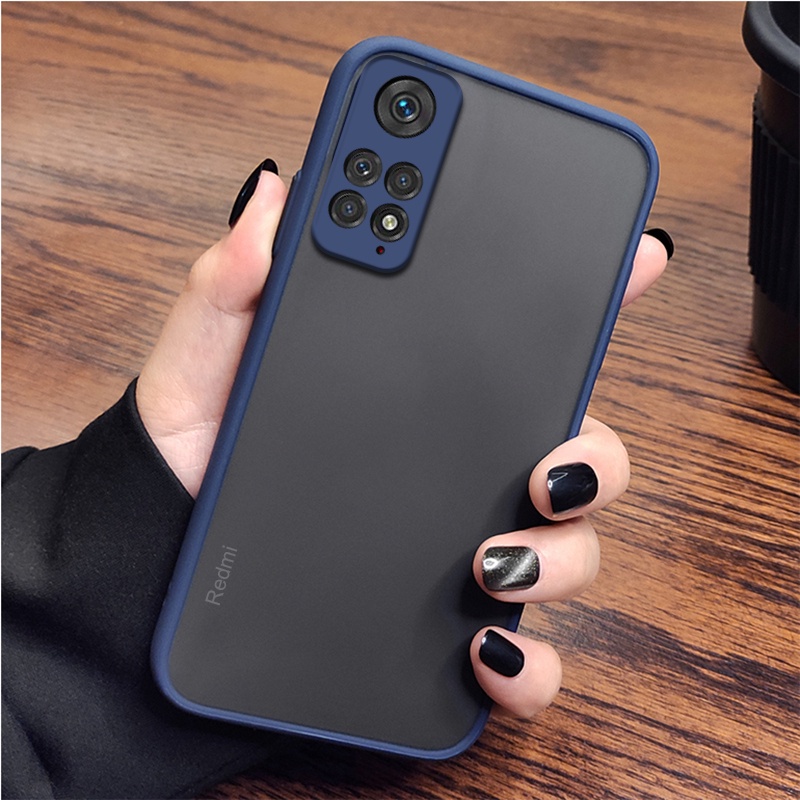 Soft Case Redmi Note 11, Redmi Note 11 Pro / Redmi Note 11 Pro 5G My Choice Aero Color Button Matte