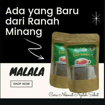 

Teh Daun Gambir Malala Praktis Isi 10+1 Kantong Celup