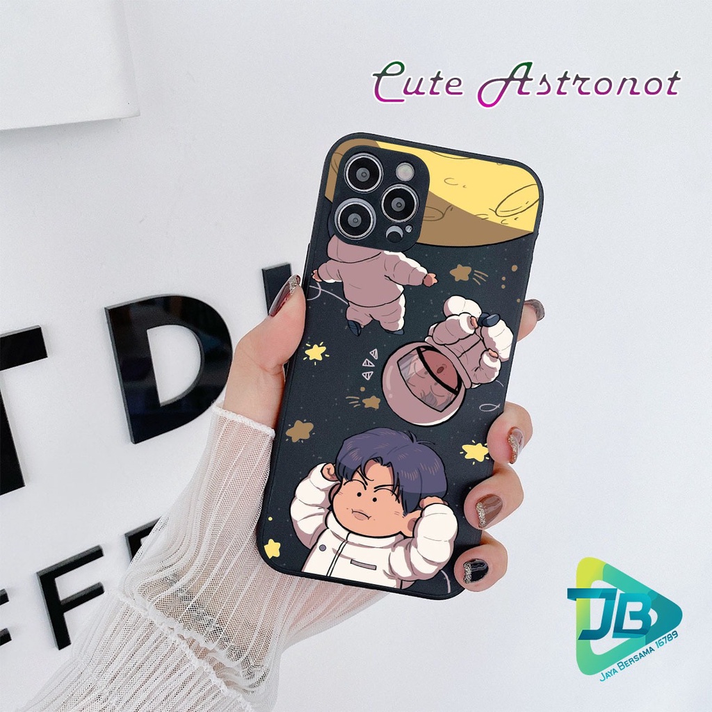 CASE CASING SOFTCASE SILIKON MACARON PELINDUNG KAMERA CUTE ASTRONOT OPPO VIVO SAMSUNG XIAOMI REALME IPHONE ALL TYPE JB5258