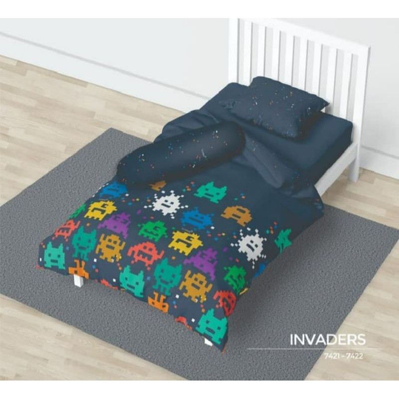 Sprei California 120x200 Single Invaders