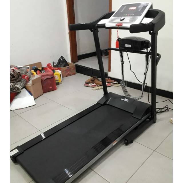 Alat Fitness Treadmill Elektrik 2 Fungsi Hanatha