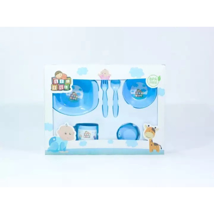 TEMPAT MAKAN BAYI LILBUL UKURAN MEDIUM - EEDING SET MEDIUM LILBUL