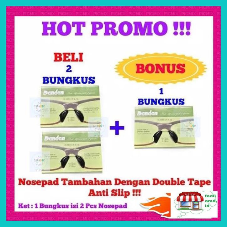 

U6Fhyr6Y- Nosepad Tempel Double Tape Silikon/ Nose Pad Bantalan Hidung Tambahan - Hitam R65Ey68T-