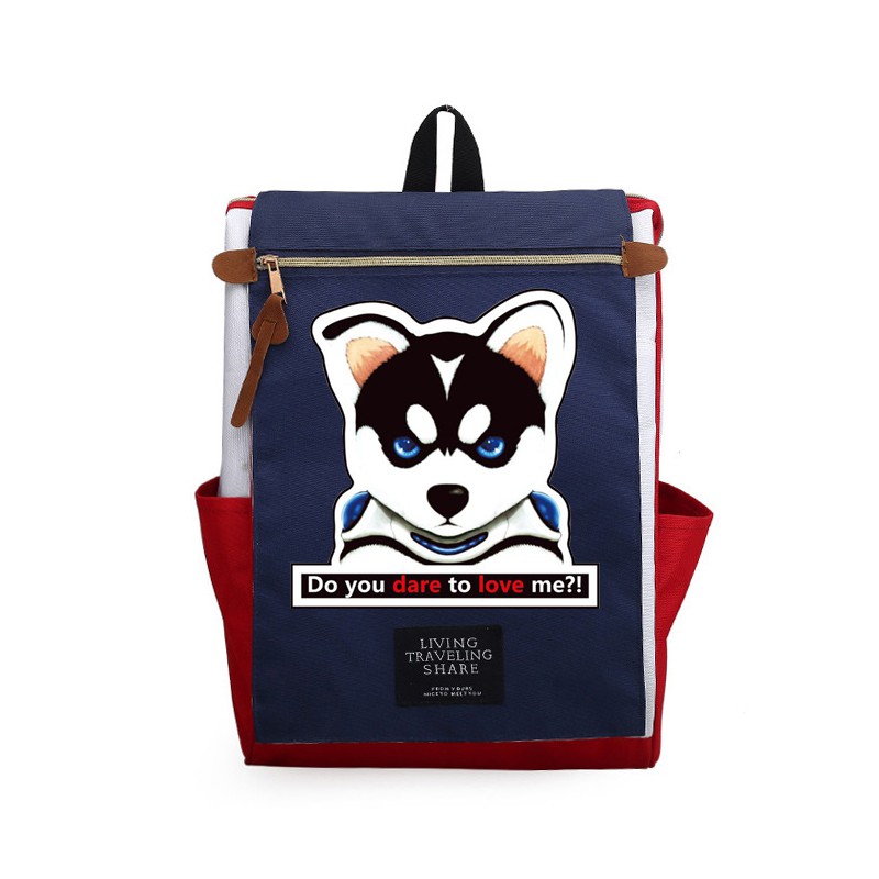 Tas Ransel Anak Anjing Husky Kartun Lucu Untuk Sekolah Shopee
