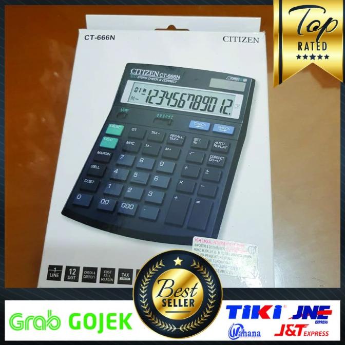 

```````] Kalkulator CITIZEN / CALCULATOR CT-666N