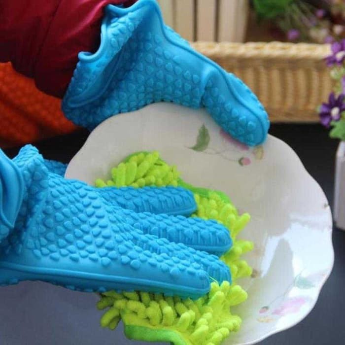 Sarung Tangan BAKING Silikon Silicone Gloves Tebel Tahan Panas Oven