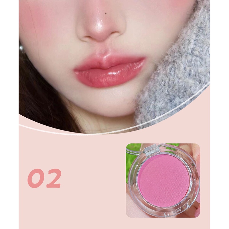 Natural Blush  Cosmetic Rouge Lasting Rias Mata