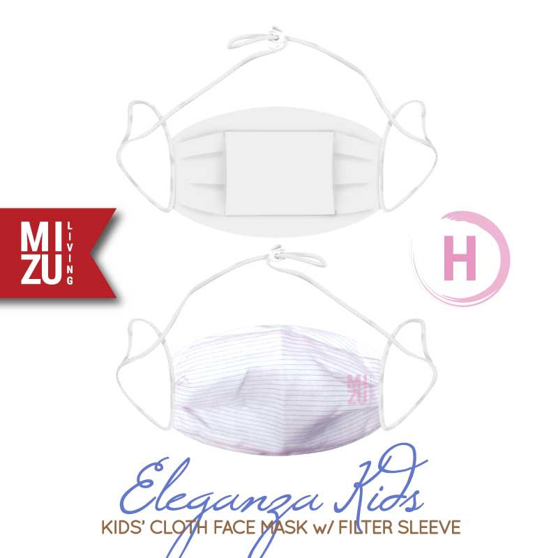 [SALE] MIZU ELEGANZA KIDS Cloth Face Mask Masker Anak Kain Corak 3 Ply Sarung Filter NON-MEDIS-H