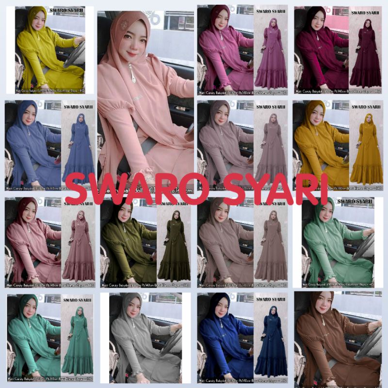 PGG SWARO SYARI GAMIS CANTIK SWARO