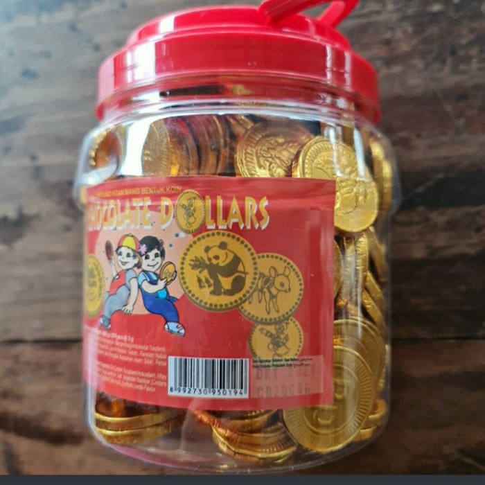 

Coklat Lebaran - Coklat Coin Dolar 700G/Kue Imlek/Kue Lebaran/Kue Natal