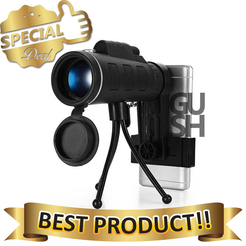 Lensa Kamera Tele Zoom HD 40X60 untuk Smartphone