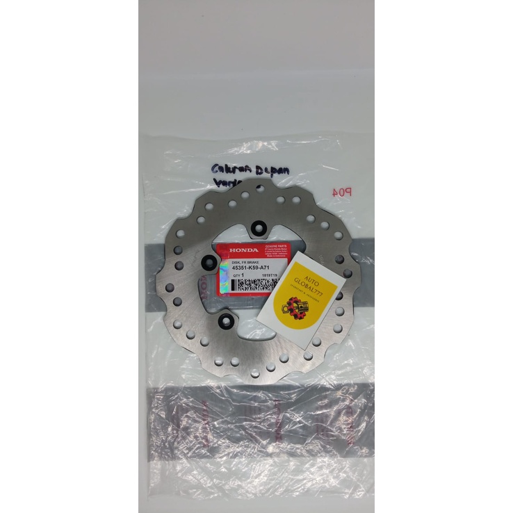 Piringan cakram Vario 150 Led Original Honda