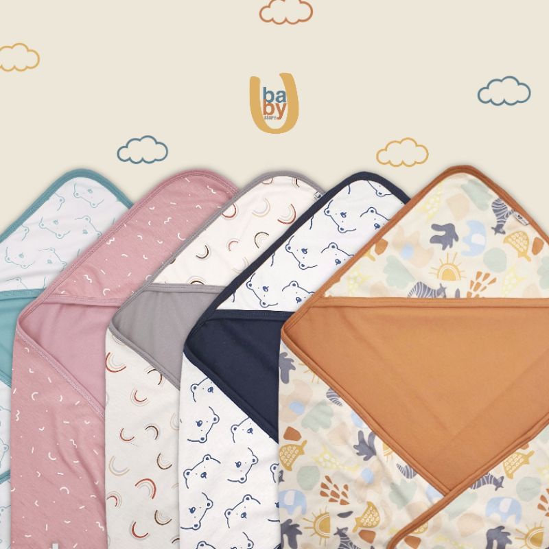 Yobo Hoodie Blanket BY BABY U / Selimut Topi Bayi