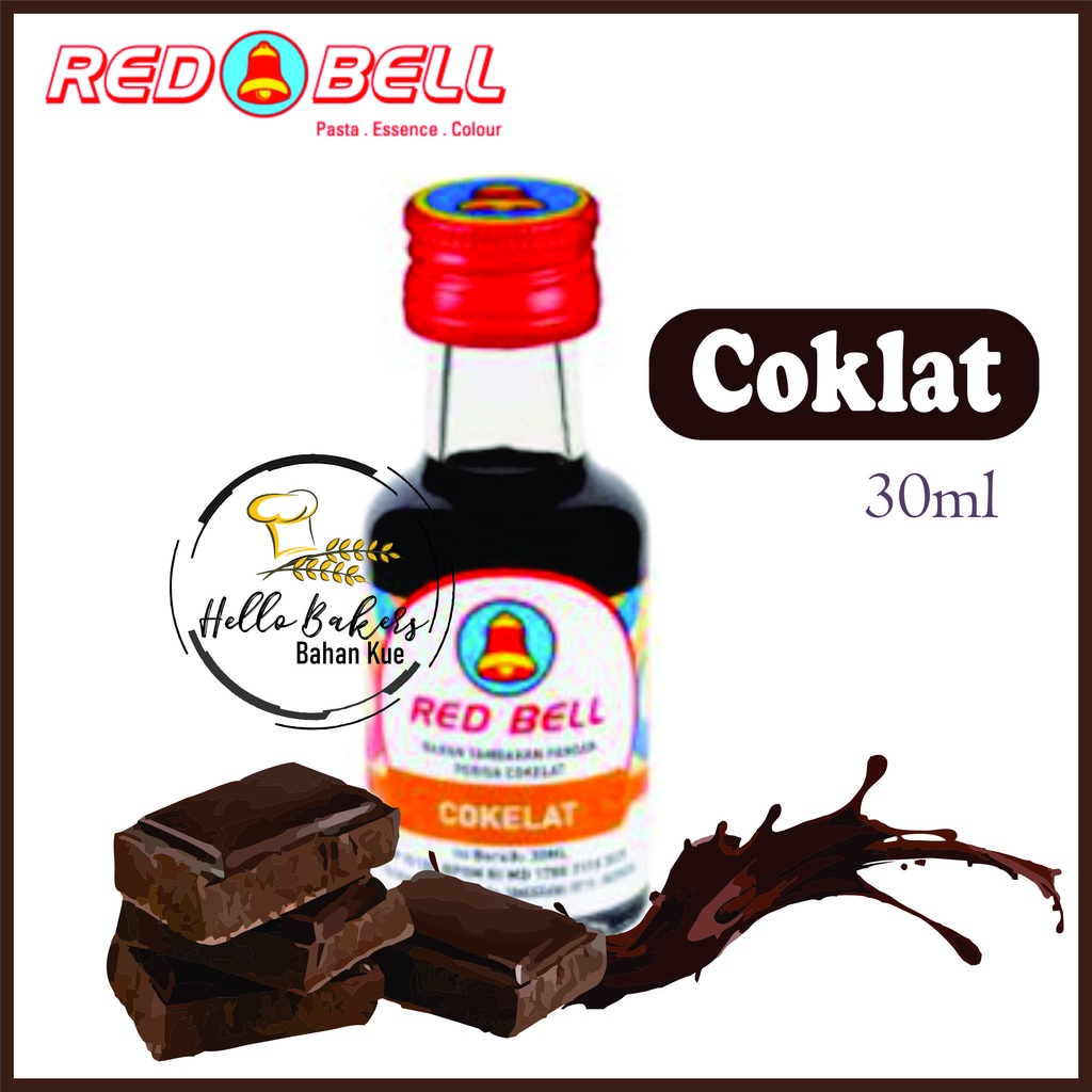 

RED BELL ESEN COKLAT 30 ML / RED BELL COKLAT / RED BELL / ESENS COKLAT