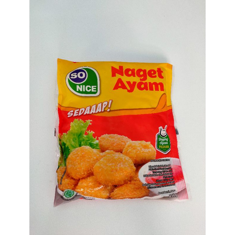 

So nice chicken nugget 250gr