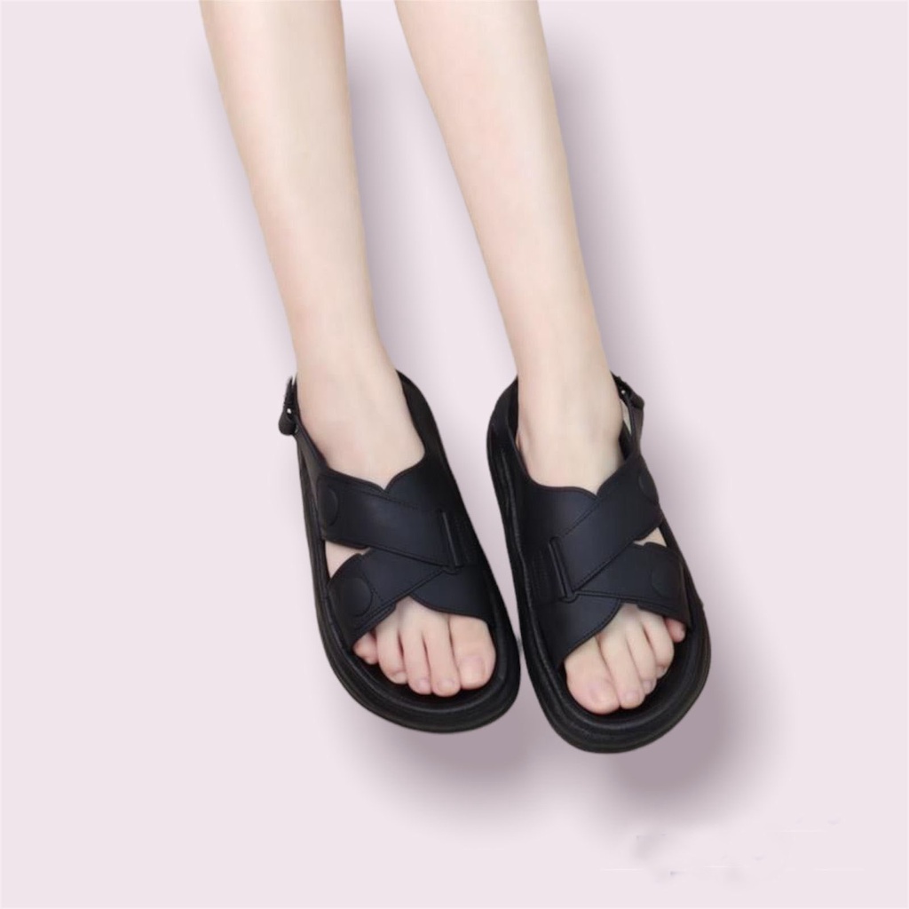 Sandal Wanita Terbaru /Sendal Selop Tali Jelly Laluna V502/Sendal Karet Korea Kekinian