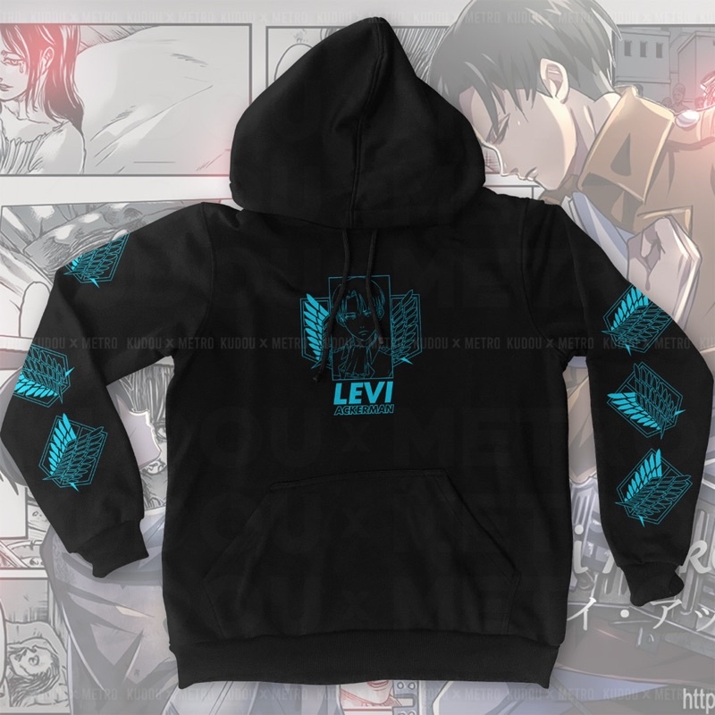 Hoodie Levi Special corps Black