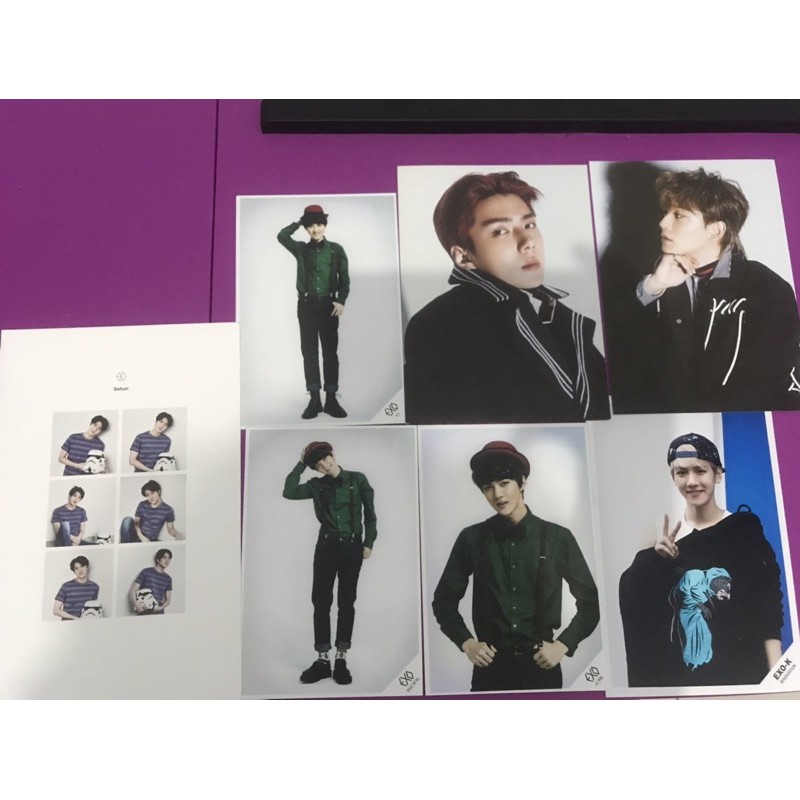 EXO POSTCARD Sehun,Baekhyun,Suho,DO,Kai
