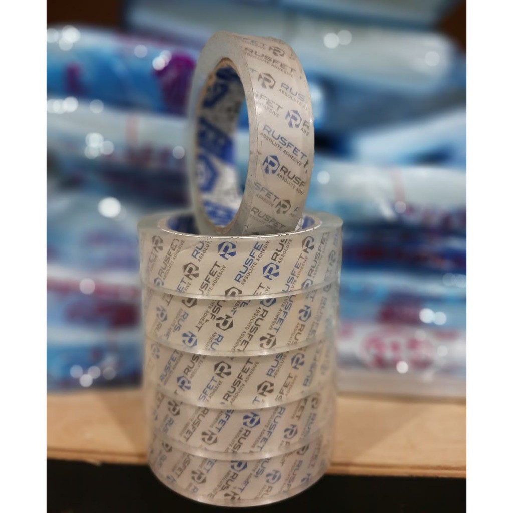 

Lakban 1 Inci Bening / Solatip / Lakban / Double Tape (merk tergantung stock)