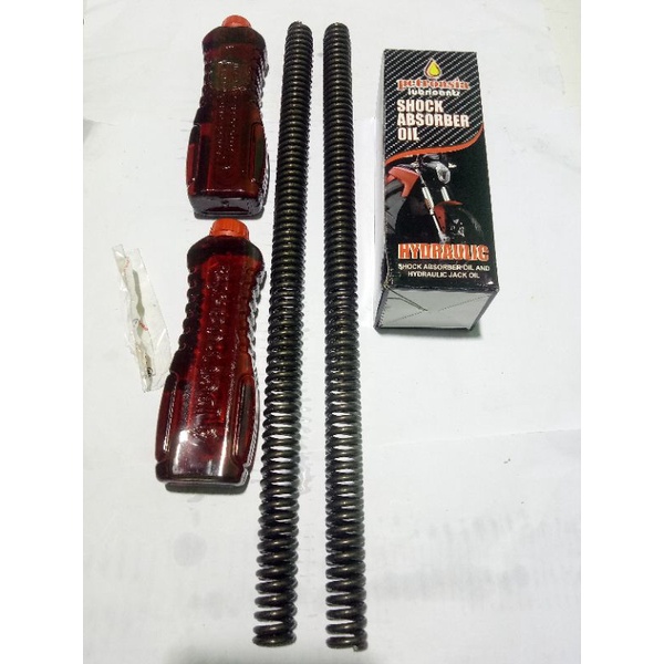 per shock depan +oil karisma kanan kiri