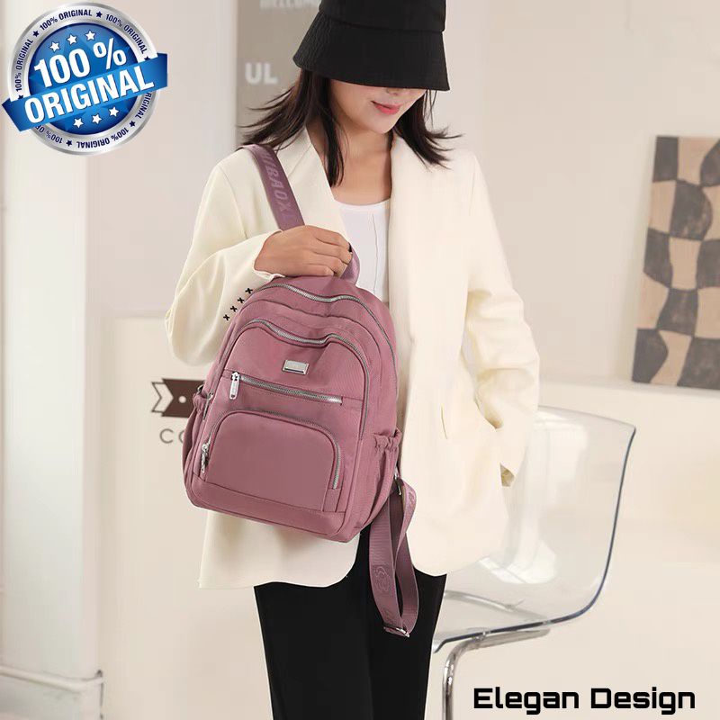 ORIGINAL Tas Ransel Chibao Wanita Import Korea Best Seller Terbaru Elegan Design