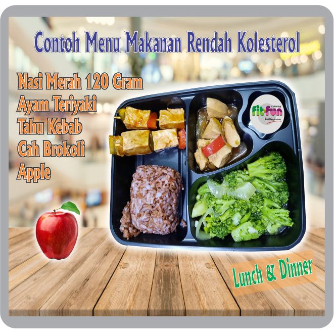 

Katering Diet Rendah Kolesterol - FitFunCatering Diet Sehat 10 Hari Lunch dan Dinner [20 Meal]