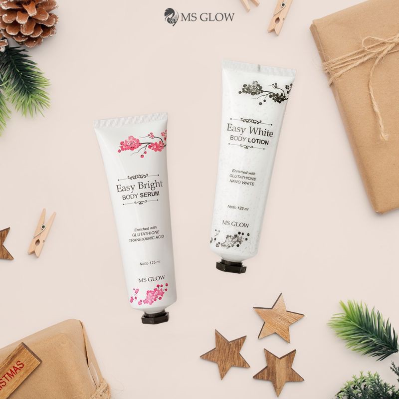 Easy White Body lotion hand n body lotion Ms glow body serum collagen