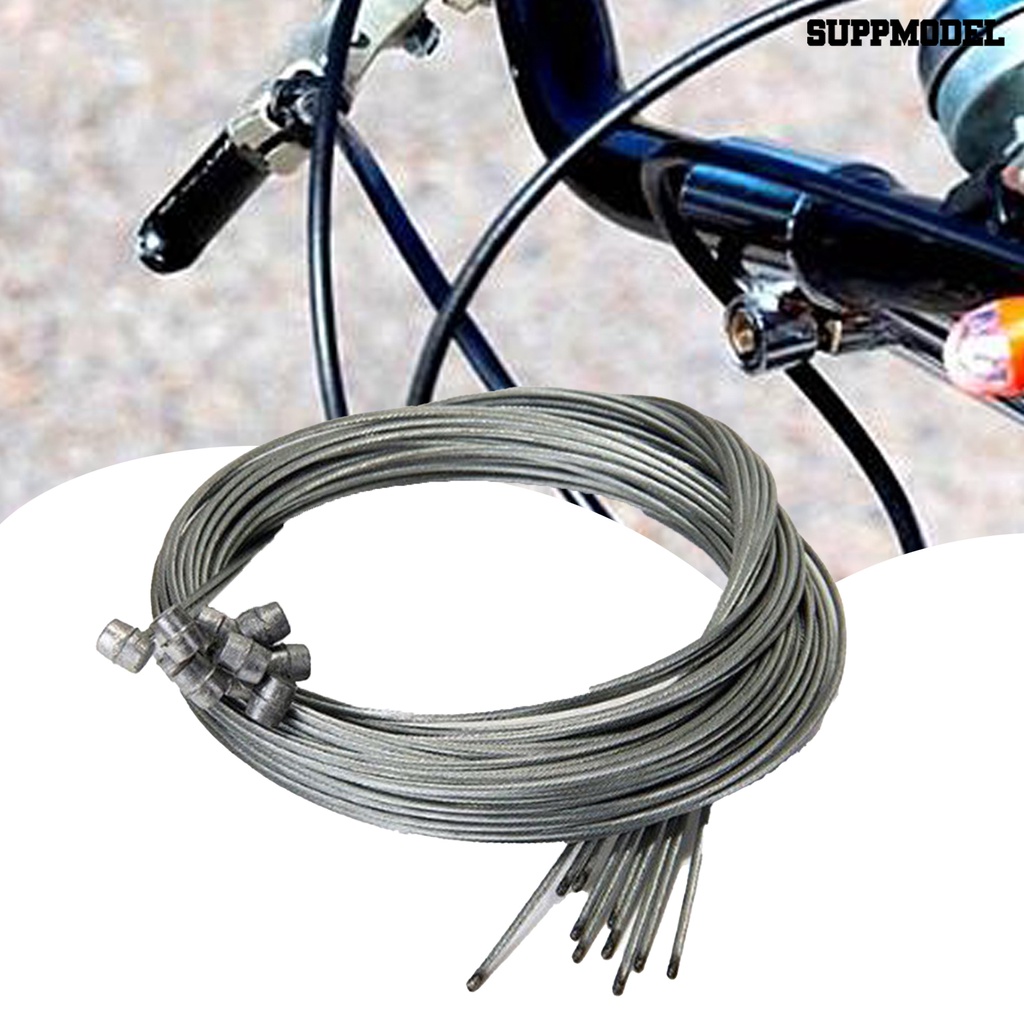 10pcs Kabel Rem Sepeda Bahan Stainless Steel Panjang 1.75M