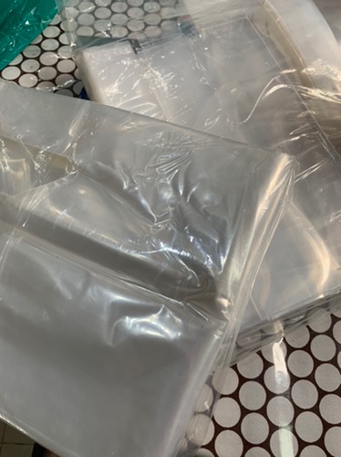 Kresek Pp Alas 18x18 Bening Tebal