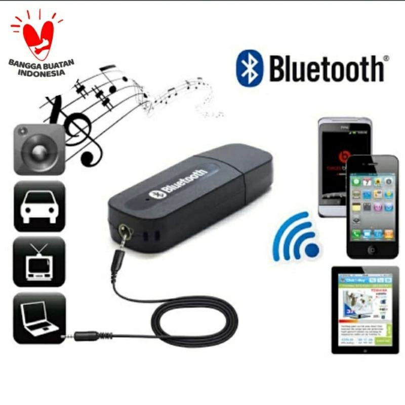 USB Bluetooth Music Receiver Adapter Wireless Audio Stereo AUX