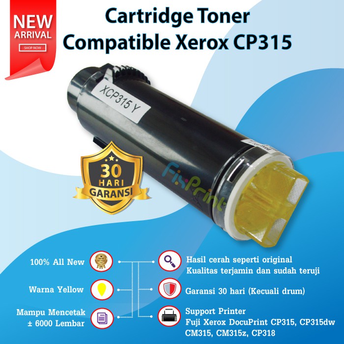 Cartridge Toner Compatible Printer Fuj iXerox CP315 CP318 CP315dw CM315z Universal Toner CP 315 318