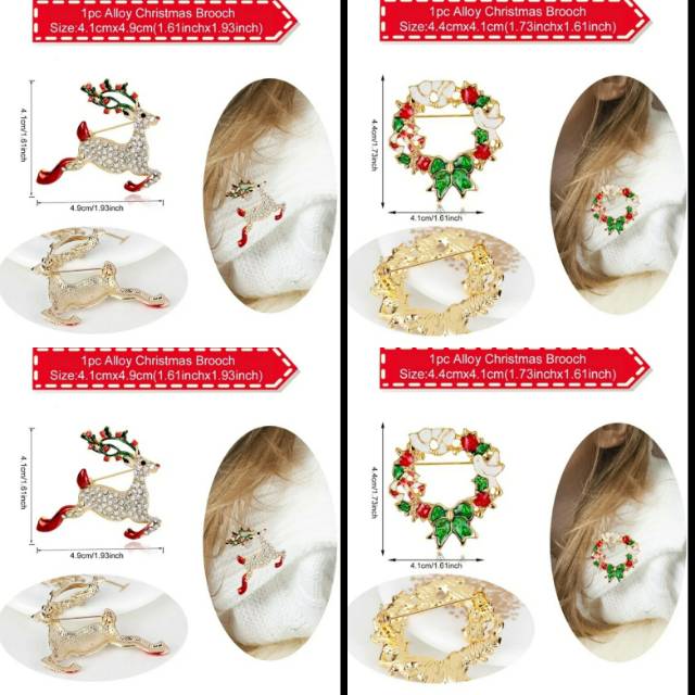 Bros natal / Christmas brooch