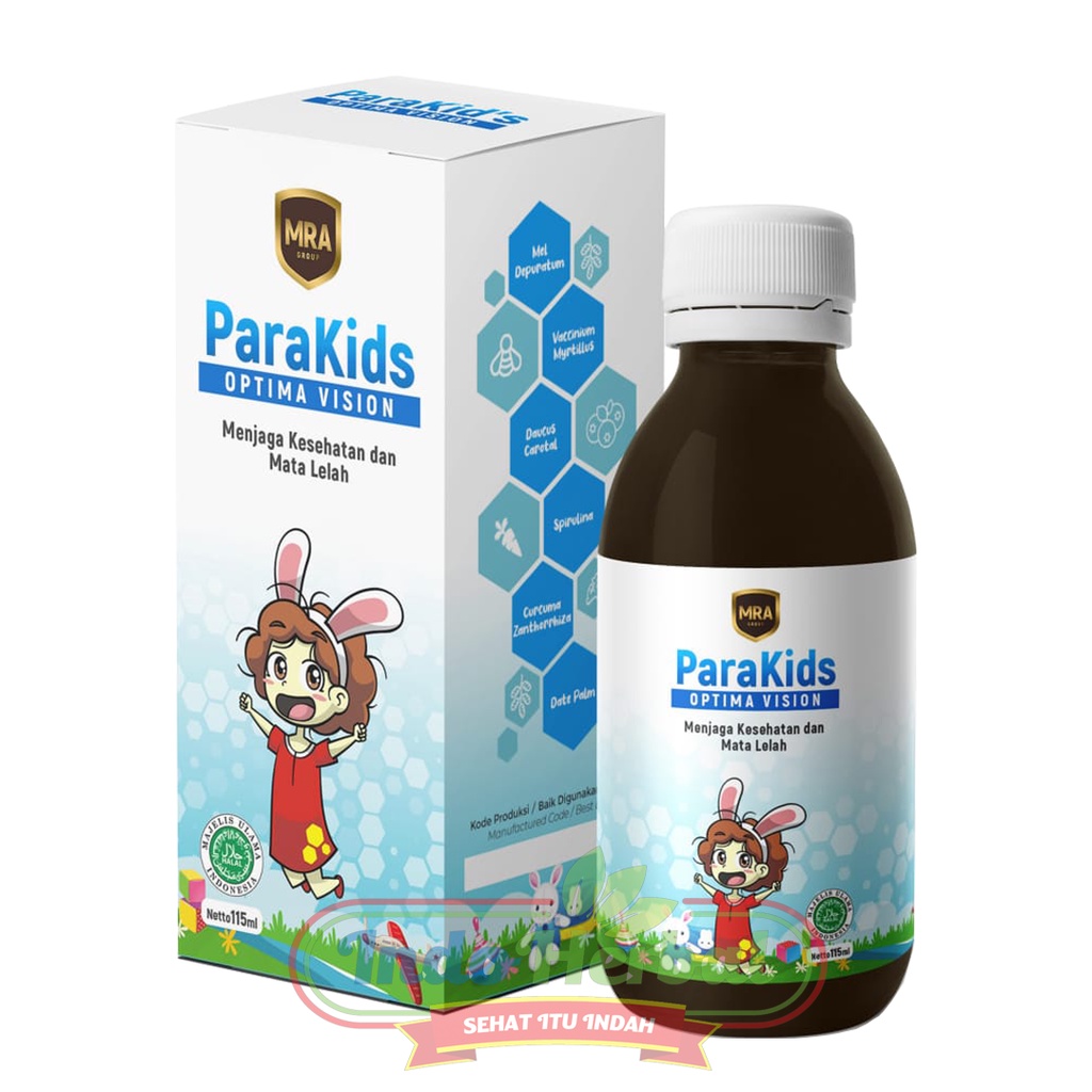 Madu ParaKids Optima Vision Natural Herb Isi 115ml - Kesehatan dan Mata Lelah