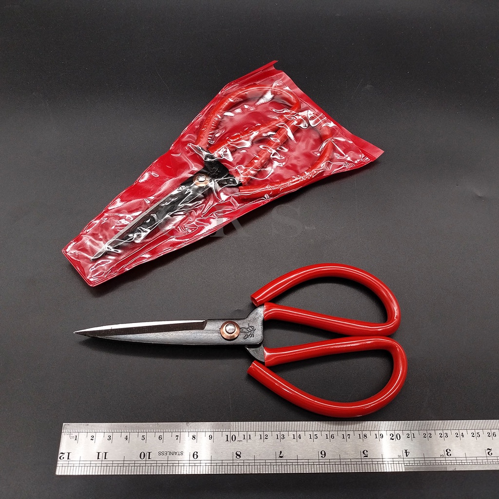 Gunting kodok / gunting bahan kain / gunting kodok butterfly 21cm