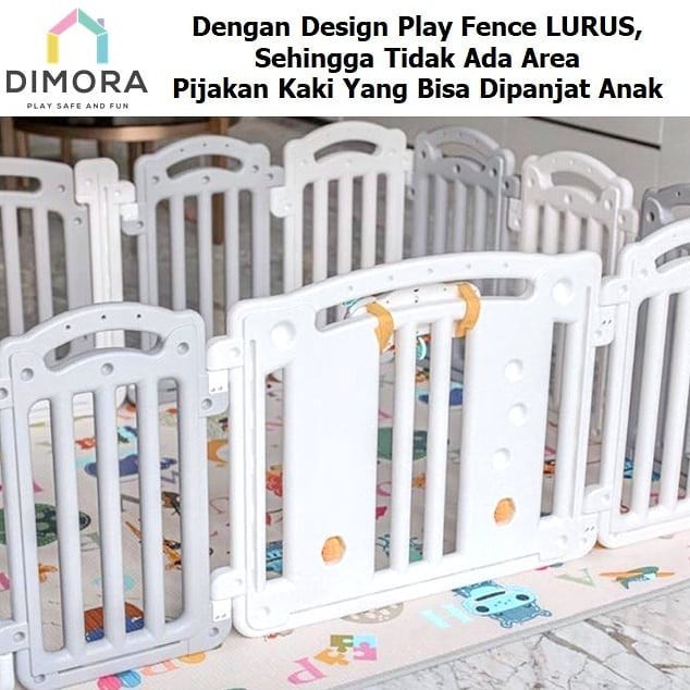 DIMORA PICNIC 10 PANEL + 1 PLAY + DOOR / GRAY &amp; WHITE COLOR PANEL