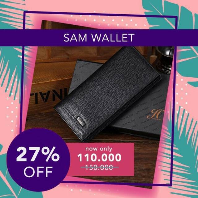 Dompet Cowok Eksklusif "JIMS HONEY SAM WALLET"